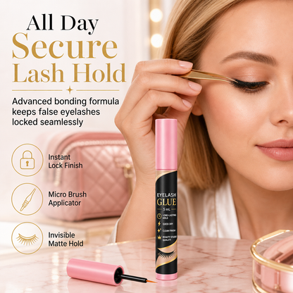 🥳2026 HOT SALE🥳💞50K+ SOLD! 💄✨ 50% OFF! Fast Drying Eyelash Glue – strong waterproof hold, clump-free & natural matte finish. Precision brush keeps lashes secure all day! 🛡️✅