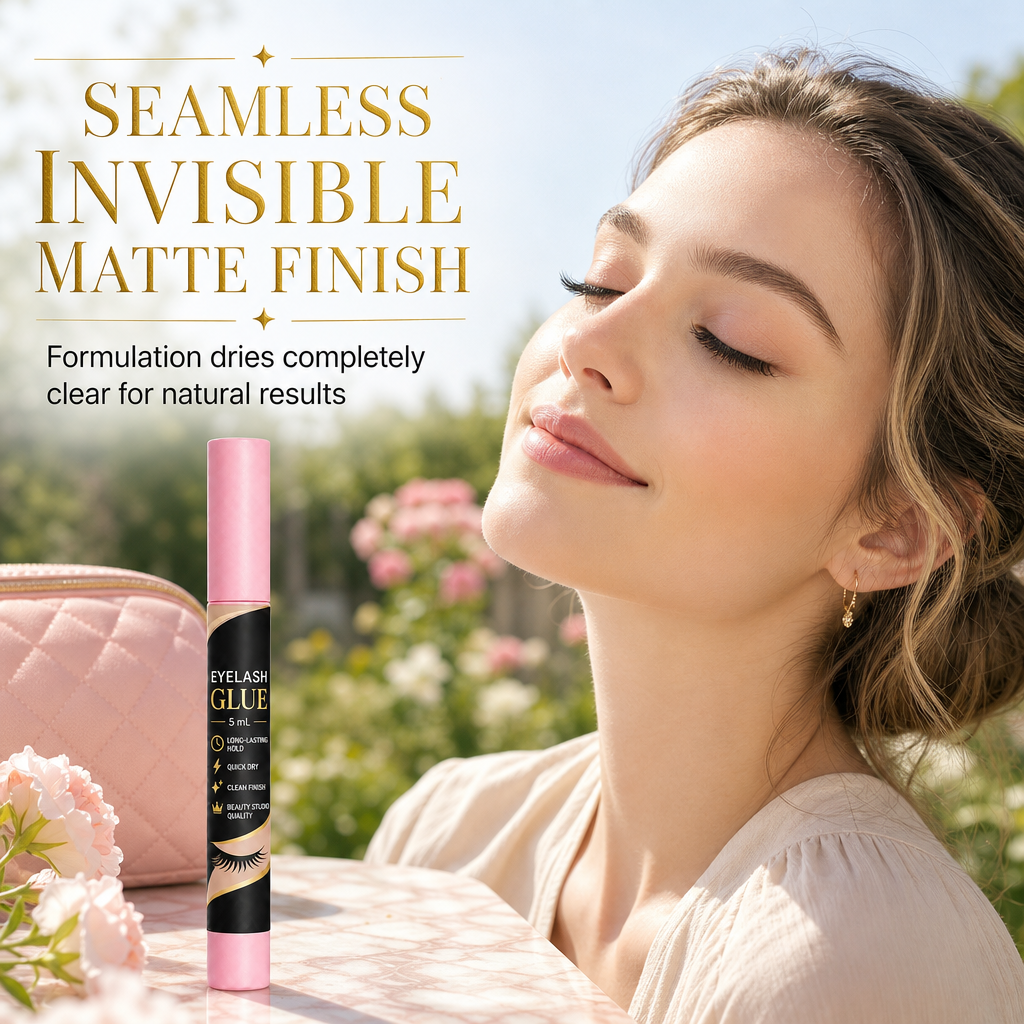 🥳2026 HOT SALE🥳💞50K+ SOLD! 💄✨ 50% OFF! Fast Drying Eyelash Glue – strong waterproof hold, clump-free & natural matte finish. Precision brush keeps lashes secure all day! 🛡️✅