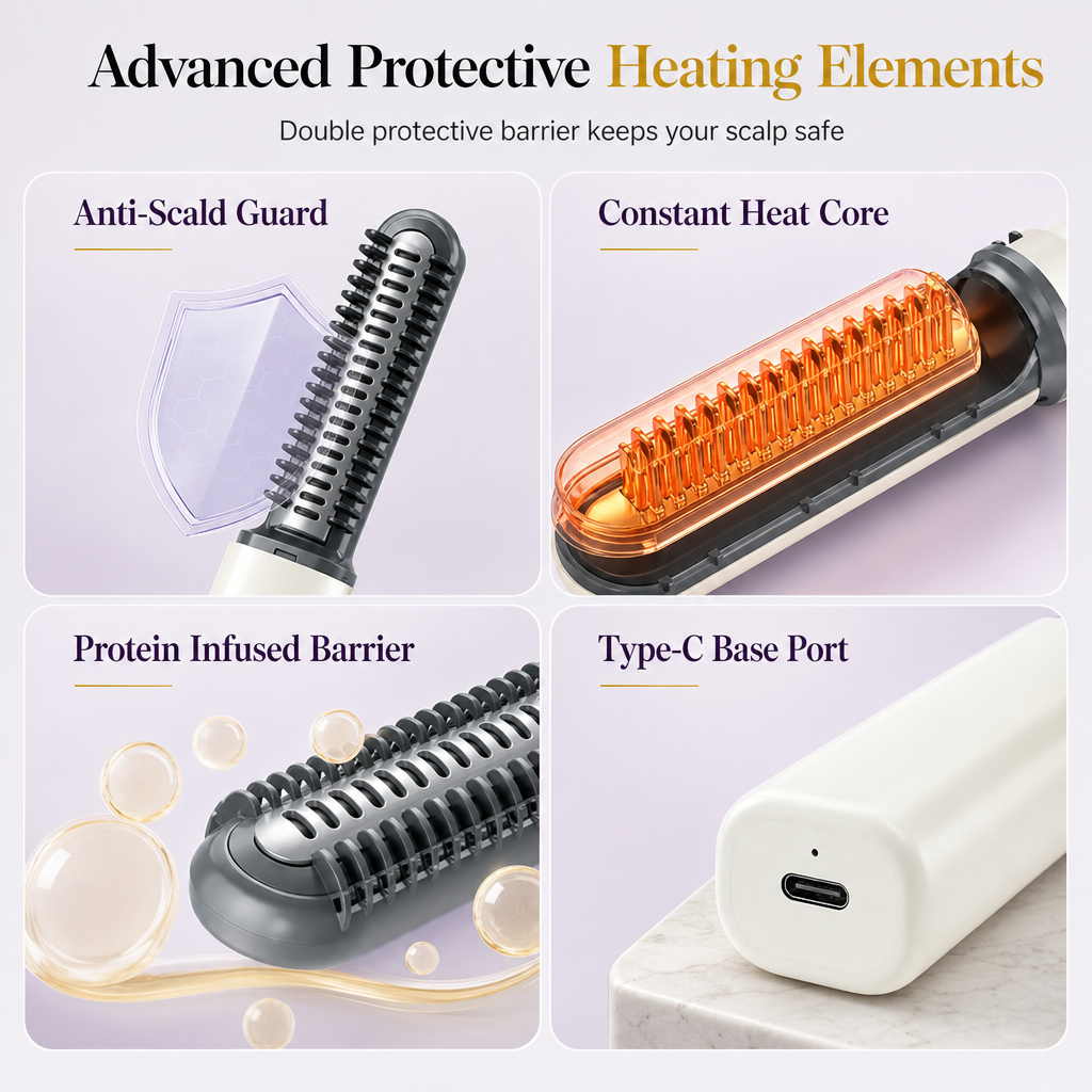 🥳2026 HOT SALE🥳💞50K+ SOLD! 💇‍♀️✨ 50% OFF! Portable Cordless Mini Hair Straightener – USB rechargeable, straighten & curl on the go. Tames frizz anywhere, no salon needed! 🛡️✅