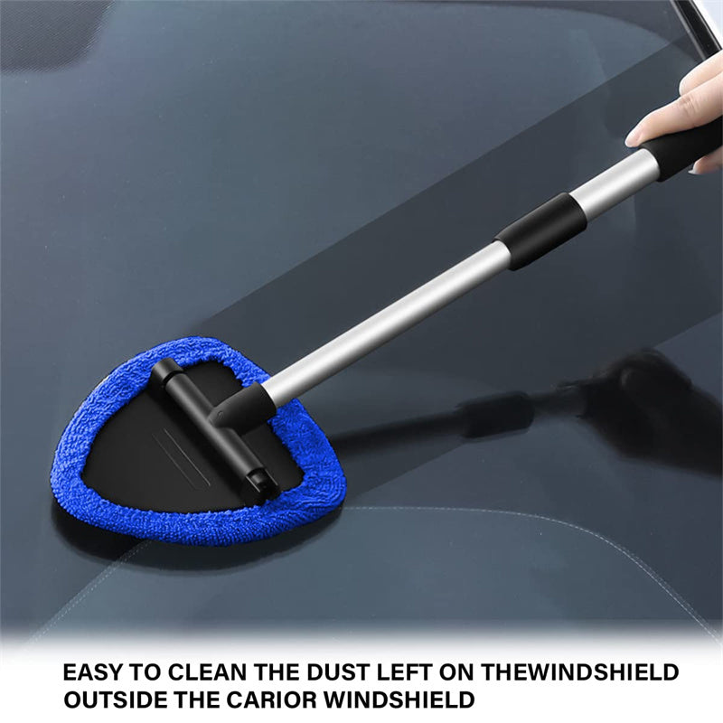 🥳2026 HOT SALE🥳💞50K+ SOLD! 🚗✨ 50% OFF! Windshield Cleaner Tool Kit – extendable 34-54cm & 180° rotating head for hard-to-reach spots. Scratch-free microfiber pads, no streaks! 🛡️✅