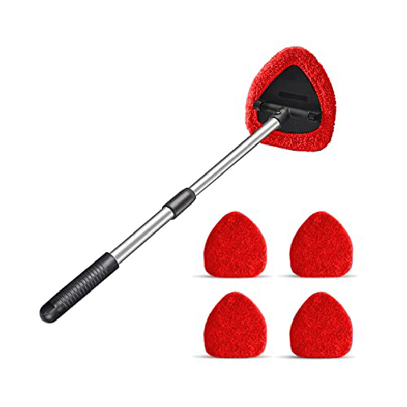 🥳2026 HOT SALE🥳💞50K+ SOLD! 🚗✨ 50% OFF! Windshield Cleaner Tool Kit – extendable 34-54cm & 180° rotating head for hard-to-reach spots. Scratch-free microfiber pads, no streaks! 🛡️✅