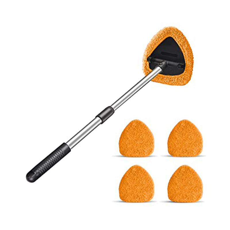 🥳2026 HOT SALE🥳💞50K+ SOLD! 🚗✨ 50% OFF! Windshield Cleaner Tool Kit – extendable 34-54cm & 180° rotating head for hard-to-reach spots. Scratch-free microfiber pads, no streaks! 🛡️✅