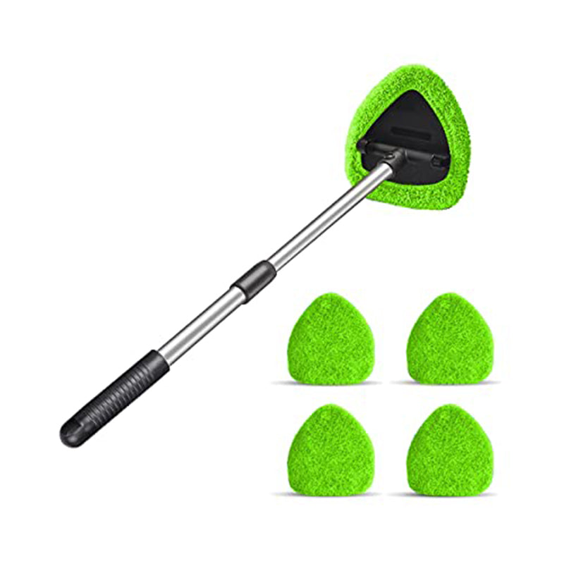 🥳2026 HOT SALE🥳💞50K+ SOLD! 🚗✨ 50% OFF! Windshield Cleaner Tool Kit – extendable 34-54cm & 180° rotating head for hard-to-reach spots. Scratch-free microfiber pads, no streaks! 🛡️✅