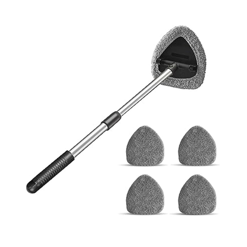 🥳2026 HOT SALE🥳💞50K+ SOLD! 🚗✨ 50% OFF! Windshield Cleaner Tool Kit – extendable 34-54cm & 180° rotating head for hard-to-reach spots. Scratch-free microfiber pads, no streaks! 🛡️✅
