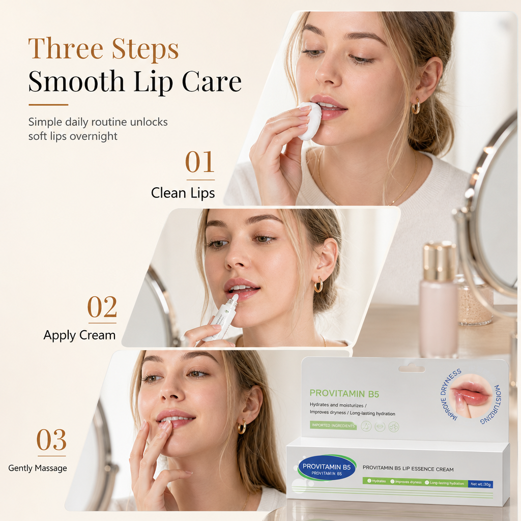 🥳2026 HOT SALE🥳💞50K+ SOLD! 💋💧 50% OFF! Pro-Vitamin B5 Lip Cream – instantly moisturizes dry, cracked lips. Lightweight & non-waxy formula. 30g tube! 🛡️✅