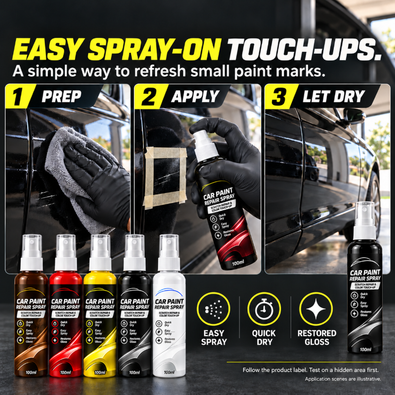 🥳2026 HOT SALE🥳💞50K+ SOLD! 🚗✨ 50% OFF! Car Scratch Repair Spray – quick-dry DIY touch-up, perfectly matches your paint & restores gloss. Hide minor scratches & save on costly repairs! 🛡️✅