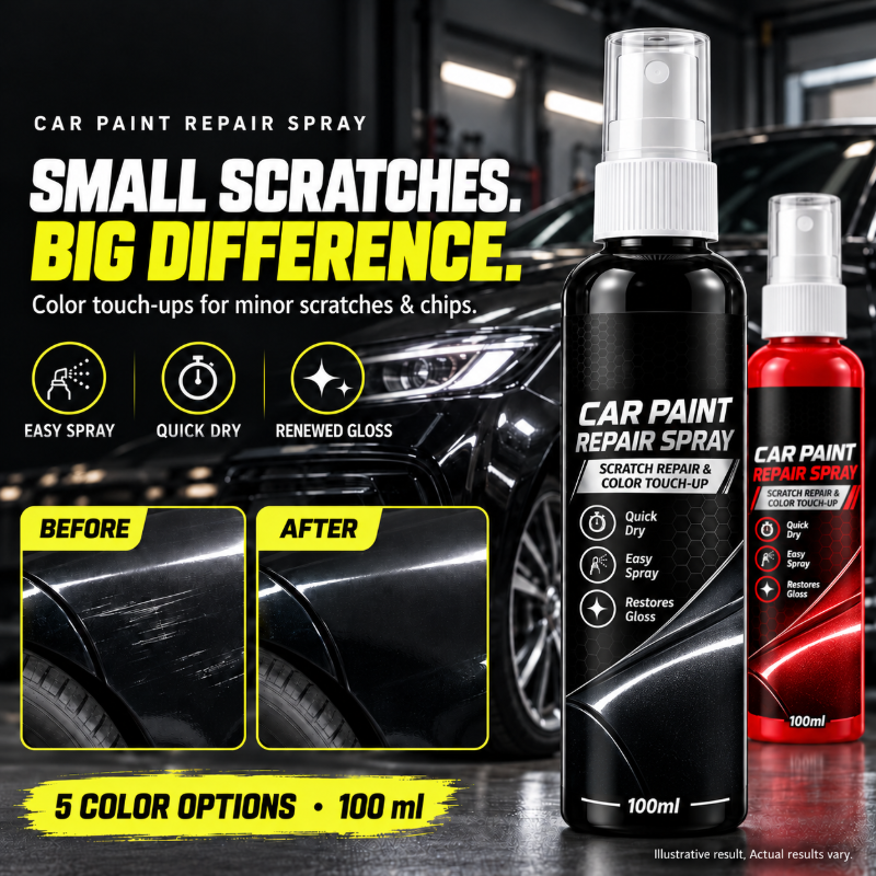 🥳2026 HOT SALE🥳💞50K+ SOLD! 🚗✨ 50% OFF! Car Scratch Repair Spray – quick-dry DIY touch-up, perfectly matches your paint & restores gloss. Hide minor scratches & save on costly repairs! 🛡️✅