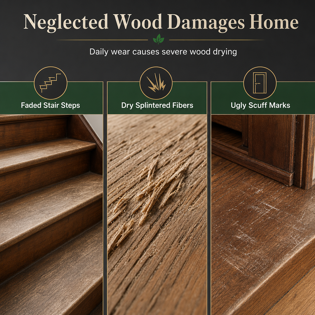 🥳2026 HOT SALE🥳💞50K+ SOLD! 🪵✨ 50% OFF! Wood Care Cleaner – instantly restores dry, faded wood & erases scuffs on floors, furniture & doors. Bring back the natural shine without sanding! 🛡️✅