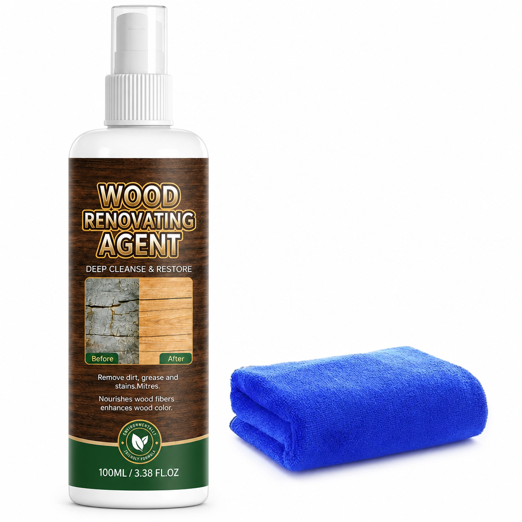 🥳2026 HOT SALE🥳💞50K+ SOLD! 🪵✨ 50% OFF! Wood Care Cleaner – instantly restores dry, faded wood & erases scuffs on floors, furniture & doors. Bring back the natural shine without sanding! 🛡️✅