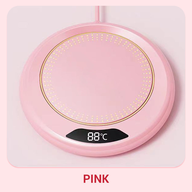 🥳2026 HOT SALE🥳💞50K+ SOLD! ☕🔥 50% OFF! Electric Coffee Mug Warmer – 3-temp touch control keeps drinks hot all day. Fits all flat cups – never drink cold coffee again! 🛡️✅