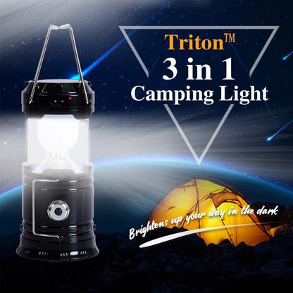 🥳2026 HOT SALE🥳💞50K+ SOLD! 🏕️🔥 50% OFF! 3-in-1 LED Flame Camping Lantern – retractable design, flickering flame & white light modes, plus flashlight. Solar/USB rechargeable for any emergency! 🛡️✅