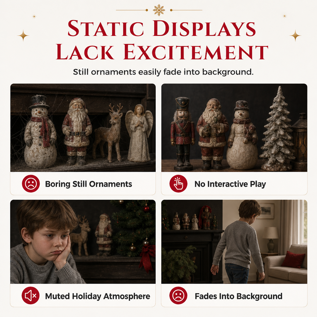 🥳2026 HOT SALE🥳💞50K+ SOLD! 🎄🎅 50% OFF! Animated Climbing Santa Toy – climbs, dances & plays festive music. Brings instant joy to kids & guests this Christmas! ✨💪