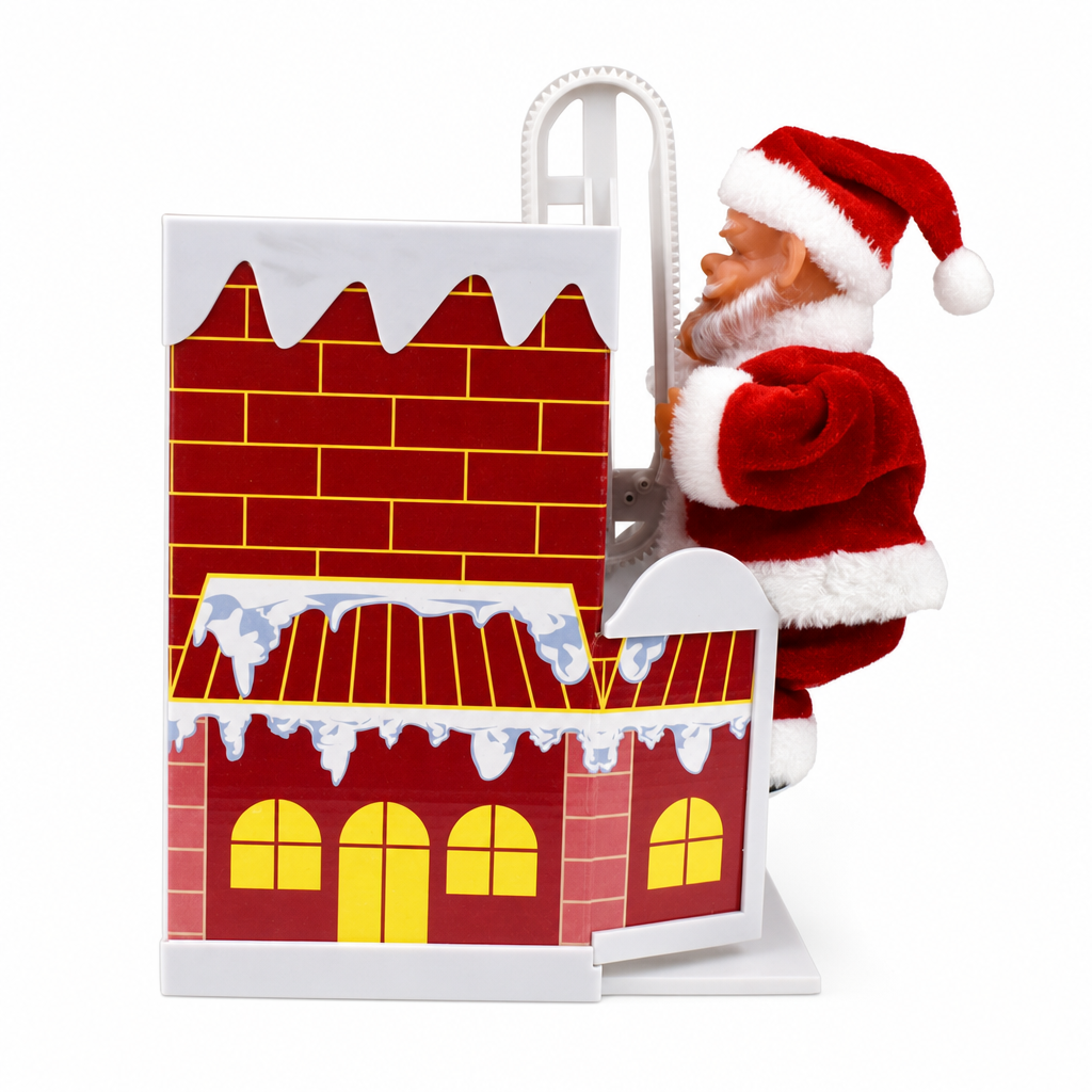 🥳2026 HOT SALE🥳💞50K+ SOLD! 🎄🎅 50% OFF! Animated Climbing Santa Toy – climbs, dances & plays festive music. Brings instant joy to kids & guests this Christmas! ✨💪