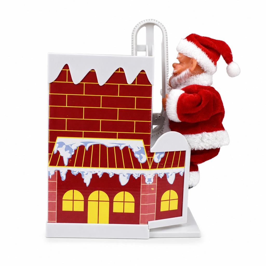 🥳2026 HOT SALE🥳💞50K+ SOLD! 🎄🎅 50% OFF! Animated Climbing Santa Toy – climbs, dances & plays festive music. Brings instant joy to kids & guests this Christmas! ✨💪