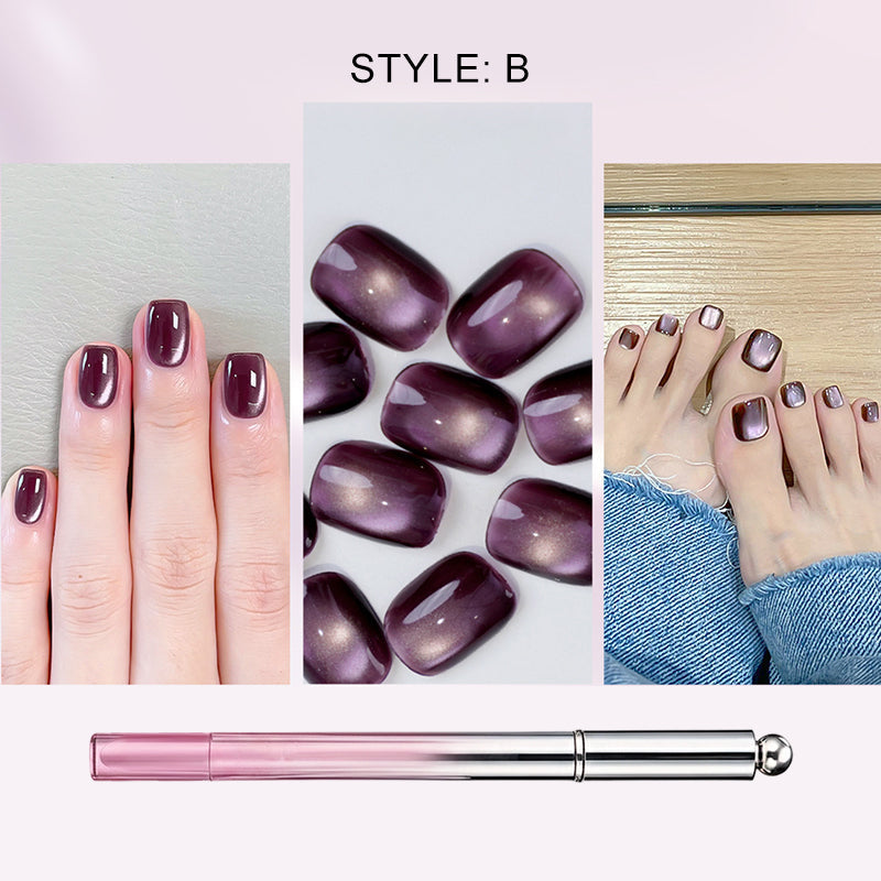 🥳2026 HOT SALE🥳💞50K+ SOLD! 💅✨ 50% OFF! All-in-One Cat Eye Nail Gel Pen – 6-in-1 design with built-in magnet for easy cat-eye art. Nourishes nails & saves salon trips! 🛡️✅