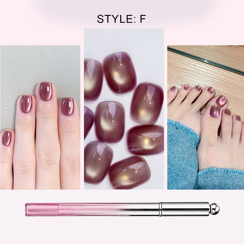 🥳2026 HOT SALE🥳💞50K+ SOLD! 💅✨ 50% OFF! All-in-One Cat Eye Nail Gel Pen – 6-in-1 design with built-in magnet for easy cat-eye art. Nourishes nails & saves salon trips! 🛡️✅