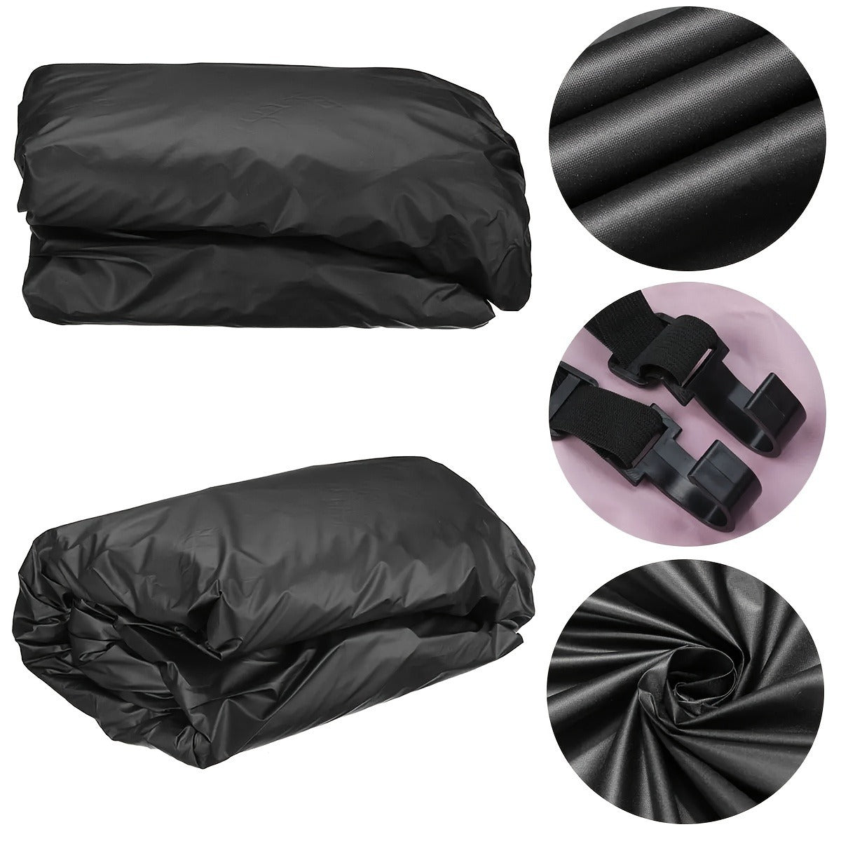 🥳2026 HOT SALE🥳💞50K+ SOLD! 🚐☔ 50% OFF! Caravan & Motorhome Roof Cover – 210D Oxford, silver-coated, adjustable straps & 2 tension straps. Protects roof from rain, leaves & costly repairs! 🛡️✅