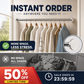 🥳2026 HOT SALE🥳💞50K+ SOLD! 🛁🔧 Adjustable Tension Rod – no drills, no screws, no wall damage! Strong internal spring holds up to 15KG. Fits 70-292cm – perfect for showers, curtains & windows! 🏠✅
