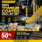 🥳2026 HOT SALE🥳💞50K+ SOLD!🛠️🧰 50% OFF! 99‑Piece Titanium Drill Bit Set – 1.5‑10mm full range, HSS titanium‑coated. Drills wood, plastic, PVC & thin metal. A must‑have for every DIYer! ⚡✨