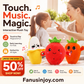 🥳2026 HOT SALE🥳💞50K+ SOLD!🍌🎵 50% OFF! Fruit Sensor Beat Interactive Doll – Tap & play – fun music & rhythms! Smart sensor responds to touch – builds musical perception in a playful way. A joyful gift for little ones! 🧸✨