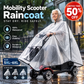 🥳2026 HOT SALE🥳💞50K+ SOLD! 🌧️♿ Waterproof Raincoat for Mobility Scooter Riders – transparent design for clear visibility, durable & sizes 5XL-6XL. Stay dry & safe on rainy rides! 🛡️✅