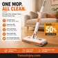 🥳2026 HOT SALE🥳💞50K+ SOLD! 🧹✨ 50% OFF! Multi-Functional Hands-Free Clip Flat Mop – One-key press opens clamps – no touching dirty cloths! Shark-tooth grip holds any wipe or towel firmly. Hygienic & hassle-free! 🧤💪