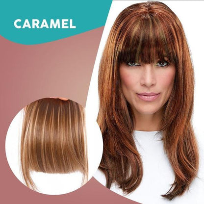 Extensions de cheveux sans couture 3D Clip-In Bangs